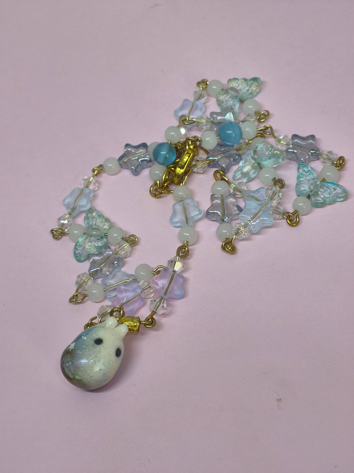 COLIER EN PERLE ET FIMO