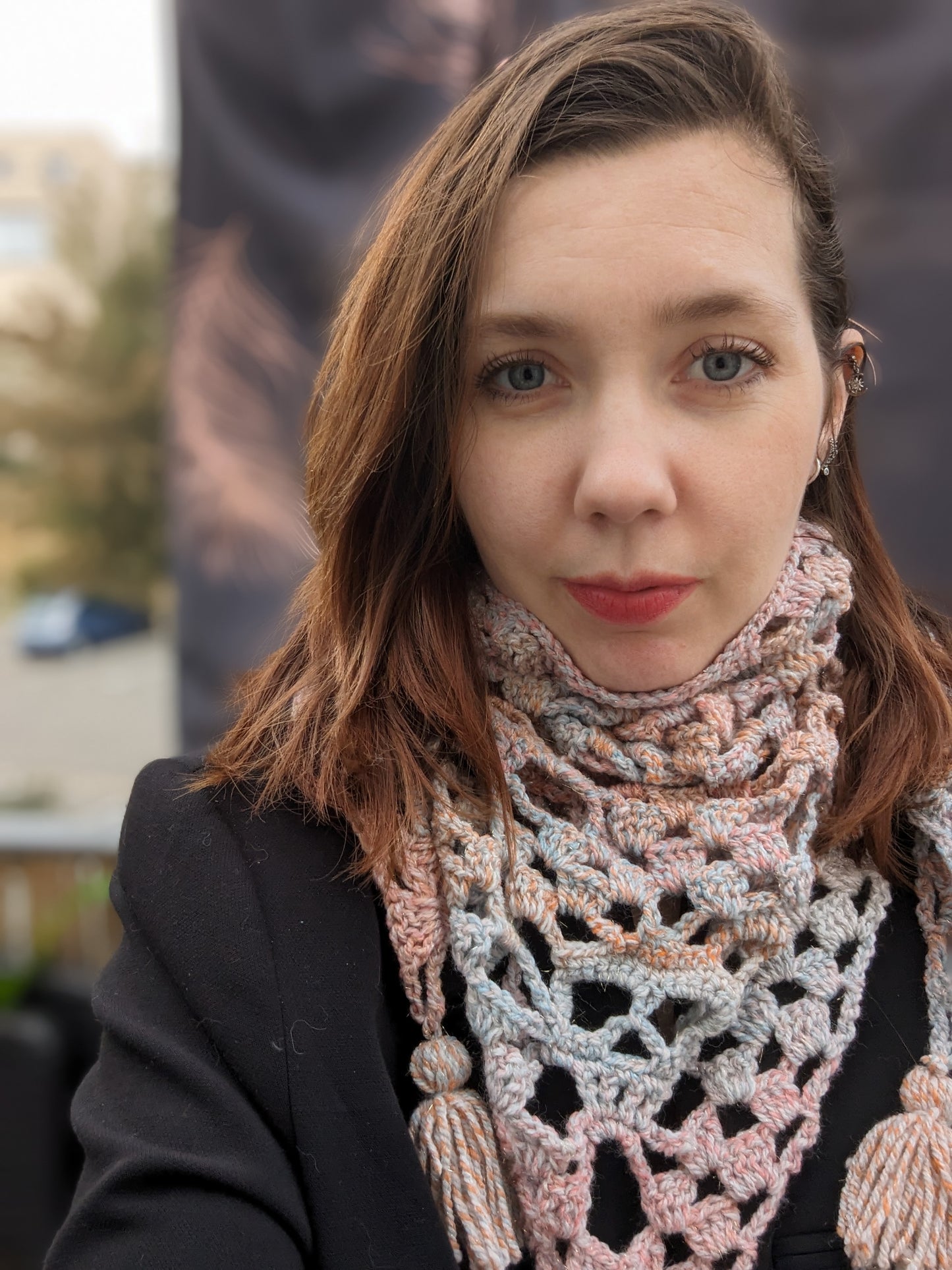 Pastel scarf