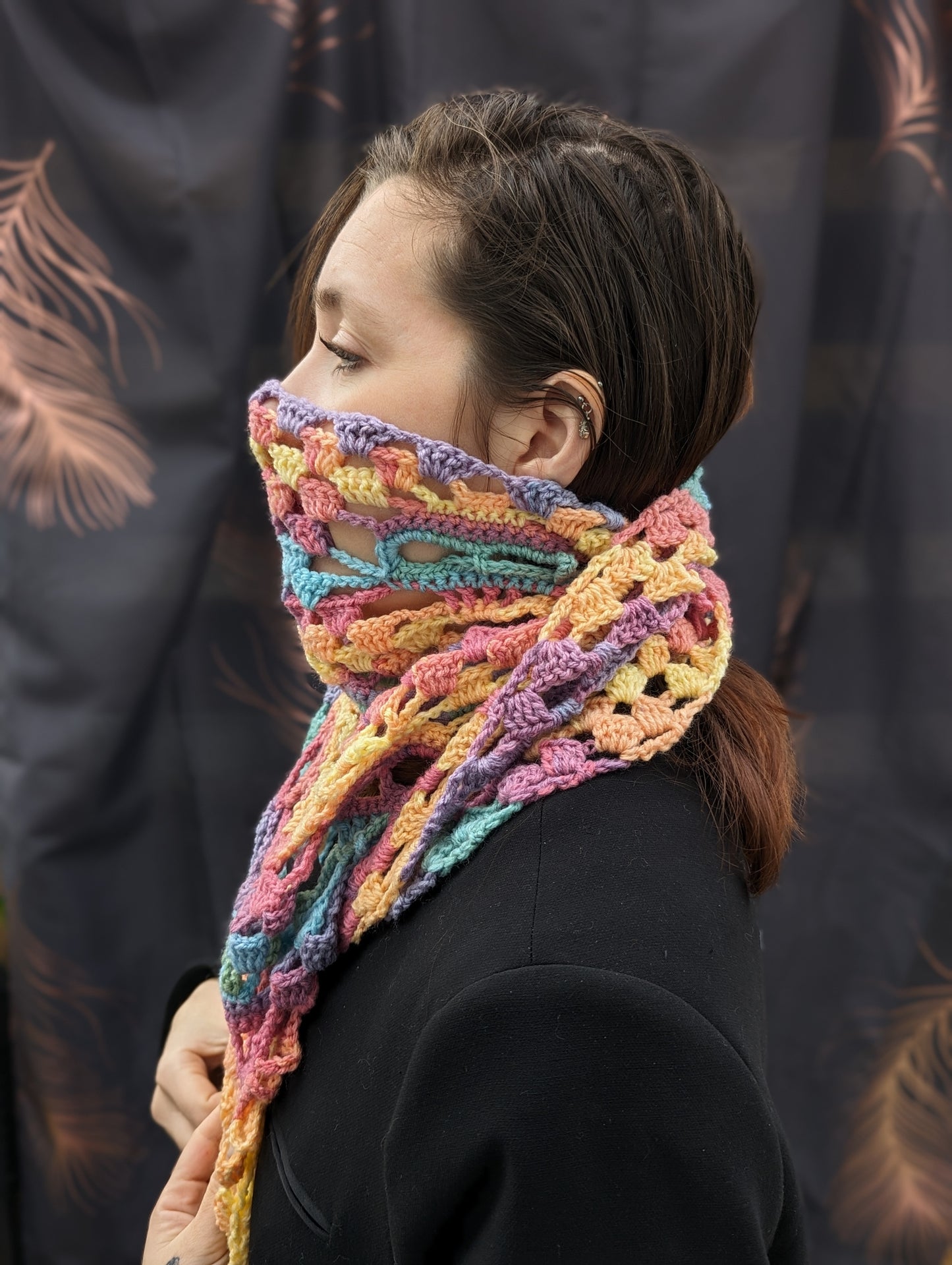 Rainbow scarf