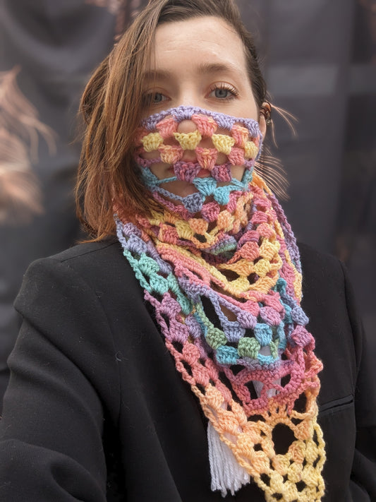 Rainbow scarf