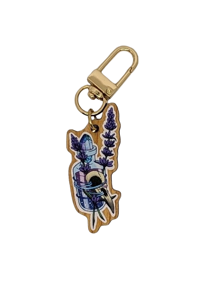 porte clé fiole